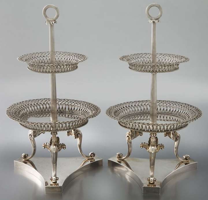 A Pair of George IV Dessert Stands